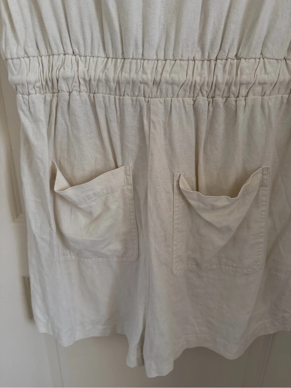 Universal Thread Cream Button-Up Collared Top - Picture 5 of 8